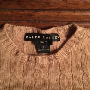 Ralph Lauren Camel crew neck Cashmere
